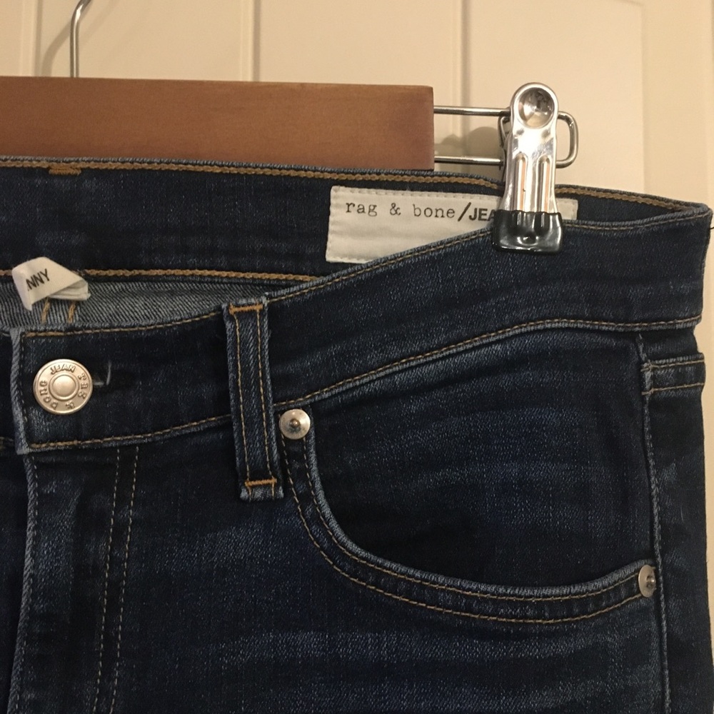 Rag & Bone Skinny Limited Edition Heart Trending Low Rise Ankle Jeans - Picture 8 of 9